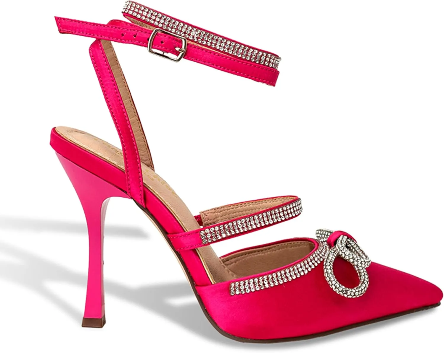 Chase & Chloe Chunky Platform Sandals for Women Slip On Square Toe Platform Mules with High Heel