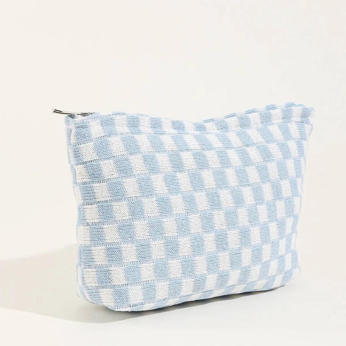Checker Cosmetic Pouch