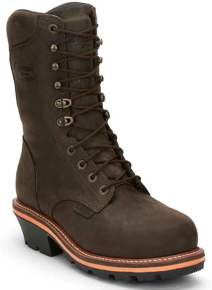 Chippewa Men's Thunderstruck 10" Waterproof Insulated Lace-Up Work Logger - Th1031