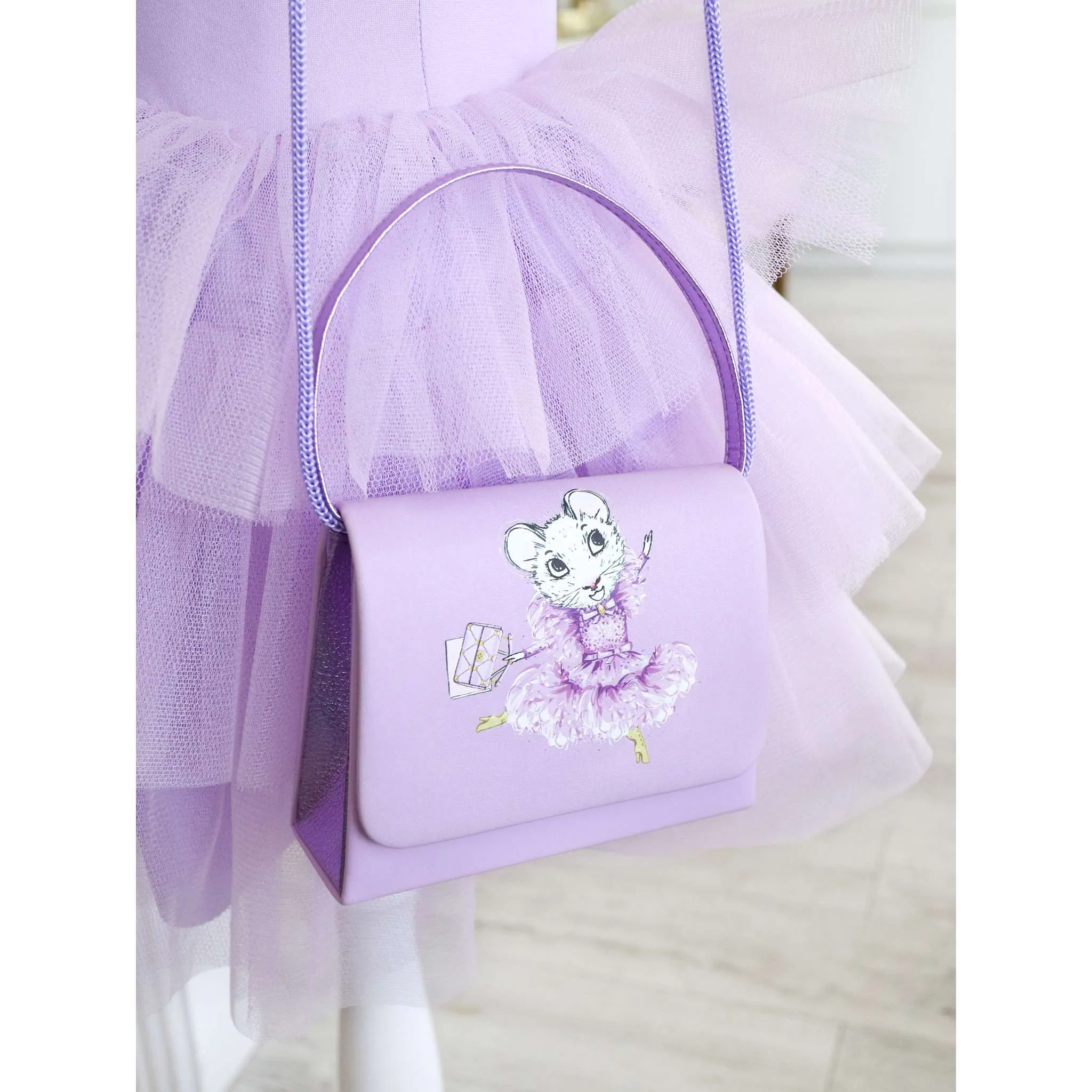 Claris The Secret Crown Mini Handbag in Lilac