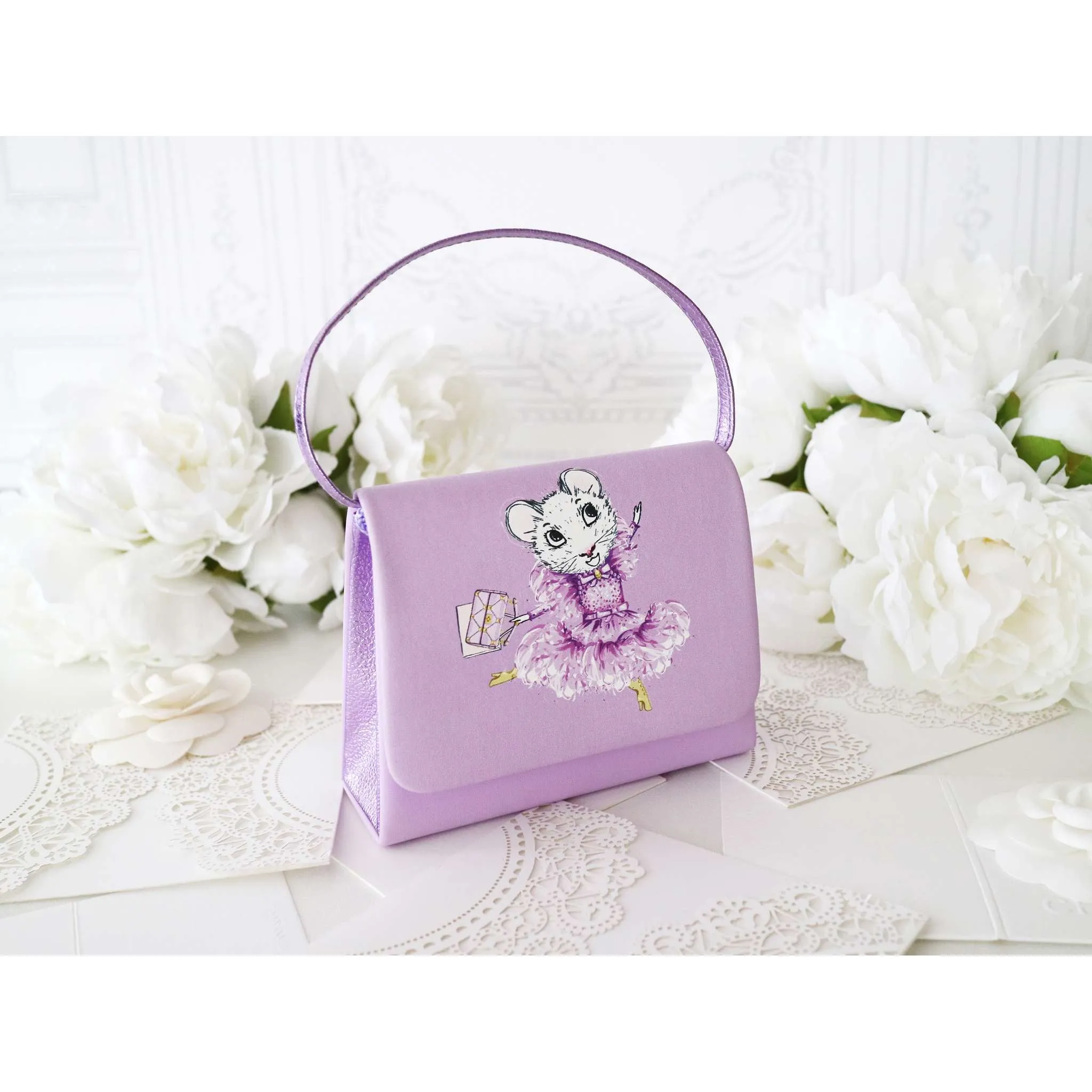 Claris The Secret Crown Mini Handbag in Lilac