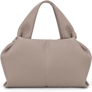 Cloud Pouch Bag - Dumpling Clutch Purse Handbag Leather Tote Shoulder Bag Retro Crossbody Bag