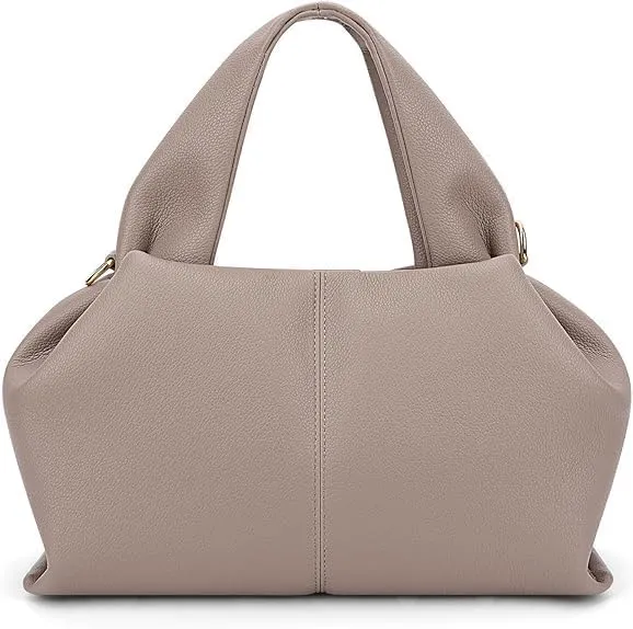Cloud Pouch Bag - Dumpling Clutch Purse Handbag Leather Tote Shoulder Bag Retro Crossbody Bag
