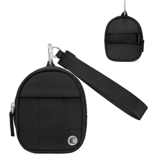 CLUCI Quilted Duffel Bag for Women Bundles with Mini Backpack Keychain Wallet