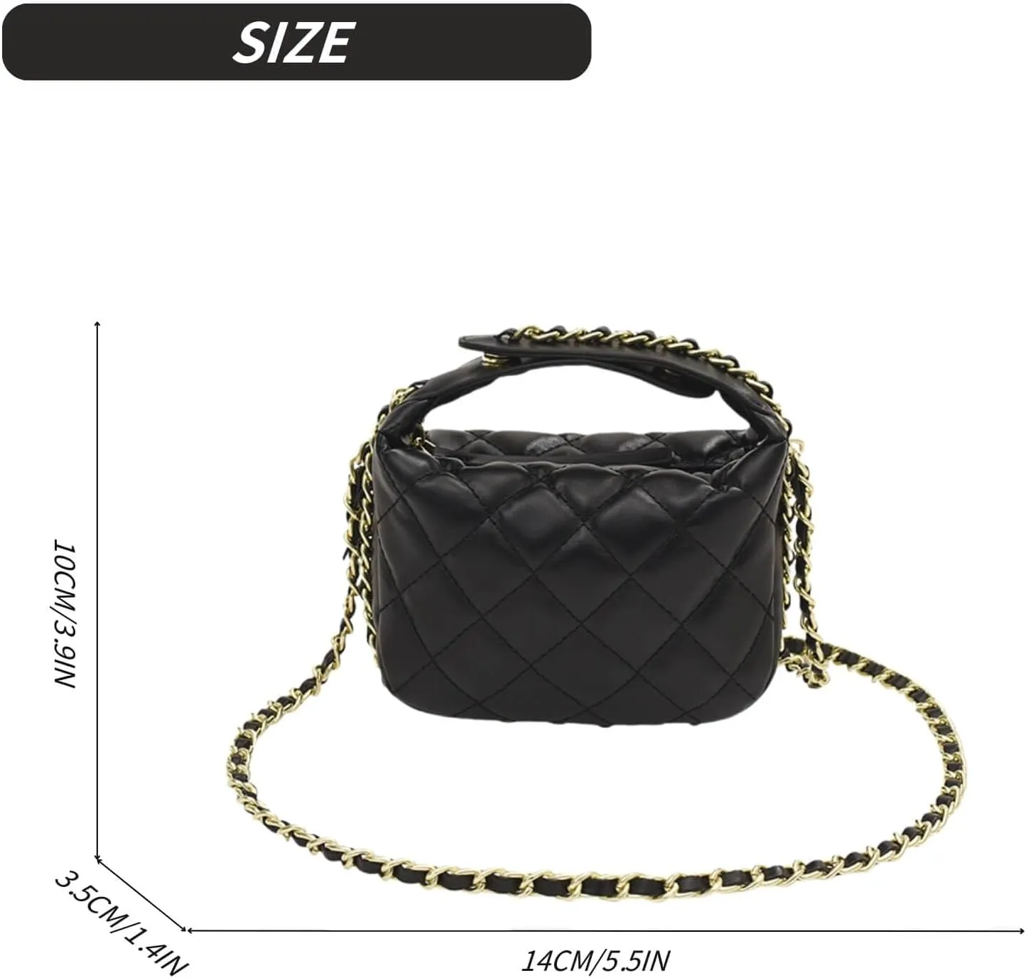 Clutch Purses for Women, Mini Metallic Evening Purse