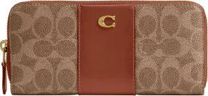 Coach Slim Accordion Zip