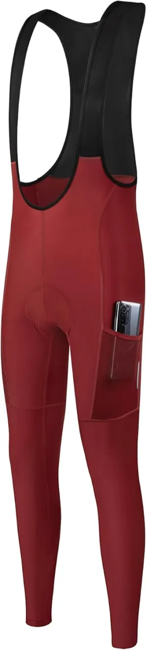 Coconut Ropamo CR Men's Cycling Bib Tights PRO Padded Winter Cycling Bibs Thermal Bike Bib Pants Riding Bike Bib Tights
