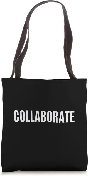 Collaborate Business Casual Words Resume Job Interview Tote Bag