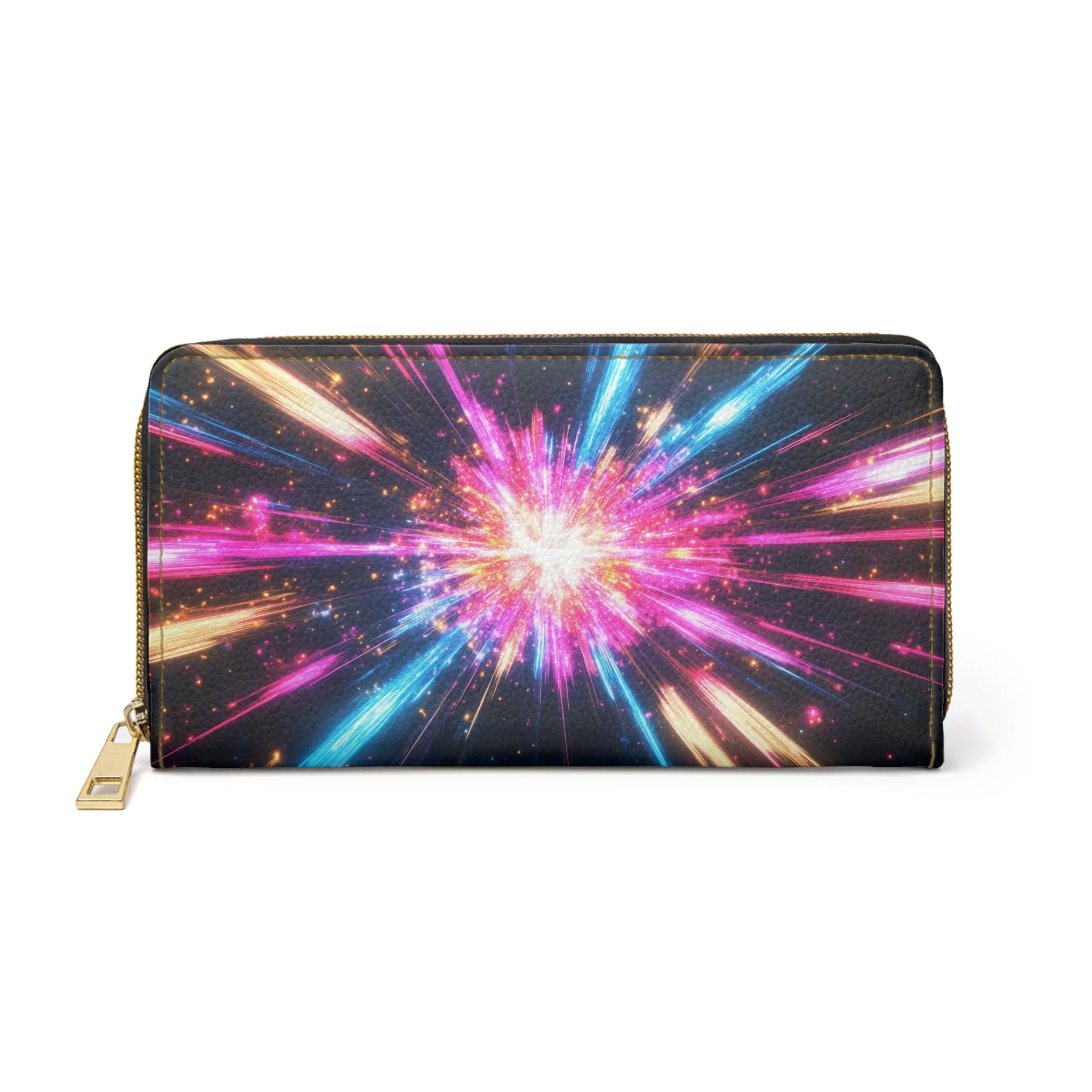 Colorful Cosmic Burst Cell Phone Clutch Wallet – Bold, Stylish, and Practical Accessory for Everyday Use