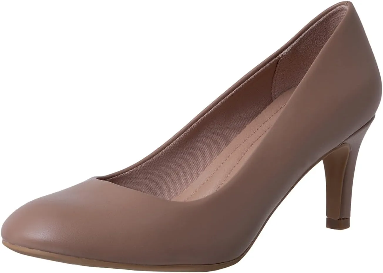 Comfort Plus by Predictions Women's Karma Mid-Heel Round Toe Pump