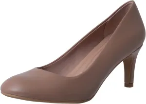 Comfort Plus by Predictions Women's Karma Mid-Heel Round Toe Pump