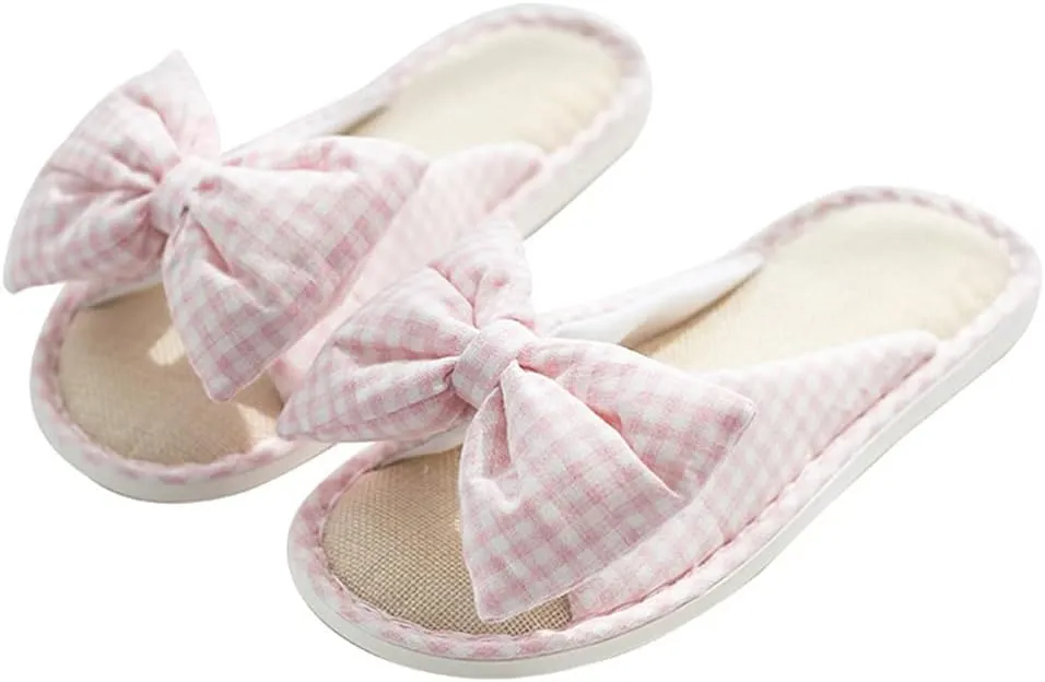 Comfortable Cotton Toe Slippers Home Slippers Non-slip Indoor Shower Shoes