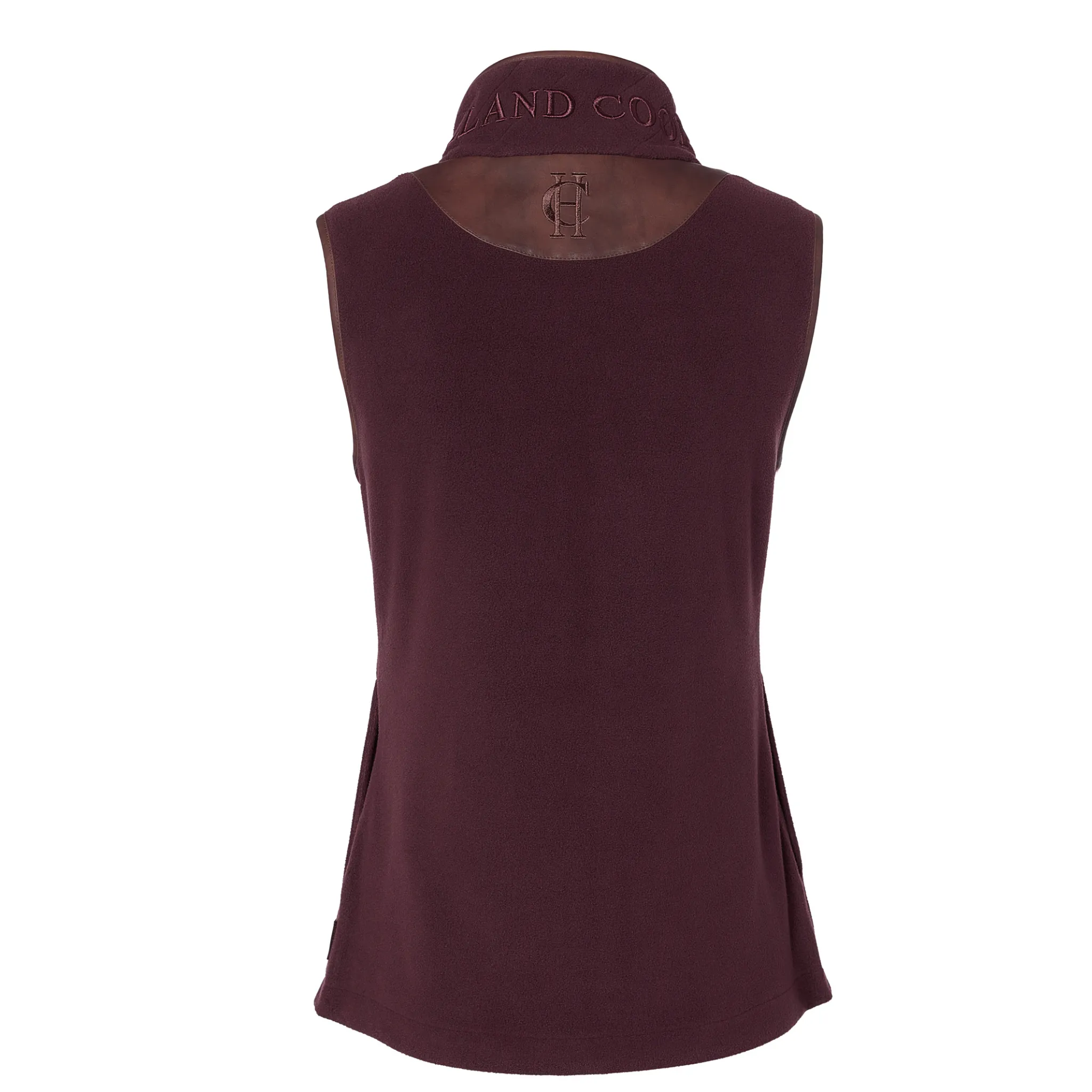Country Fleece Gilet Mulberry