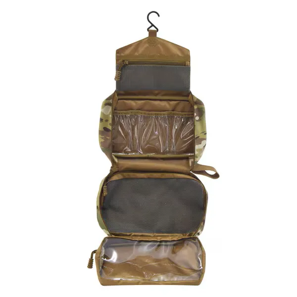 Coyote Brown Concho Hanging Toiletry Bag