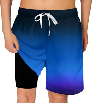 Cozople Boys Swim Trunks Quick Dry Compression Liner Swim Shorts Summer Bathing Suit with Inner Pocket Swimwear 7-20T