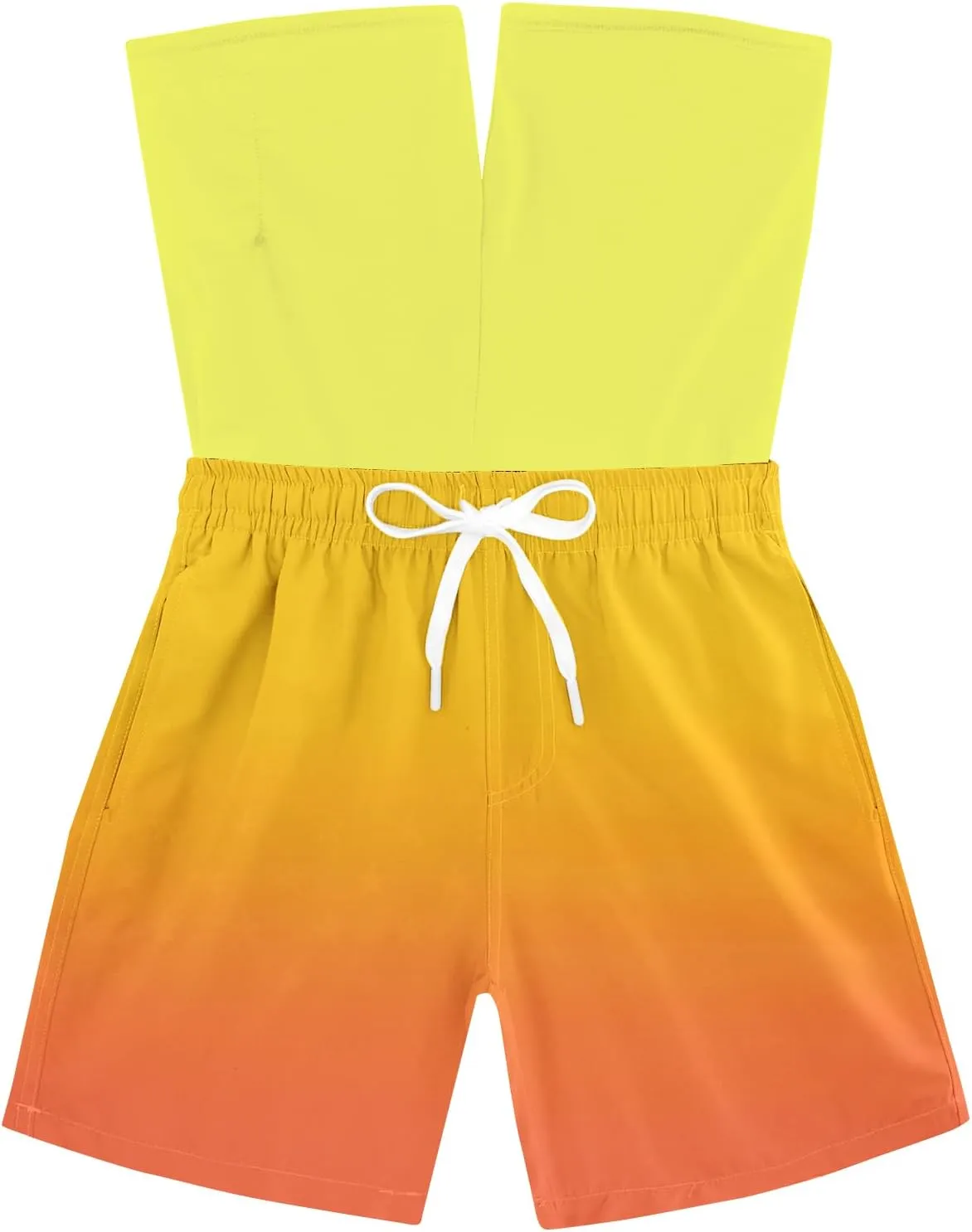Cozople Boys Swim Trunks Quick Dry Compression Liner Swim Shorts Summer Bathing Suit with Inner Pocket Swimwear 7-20T