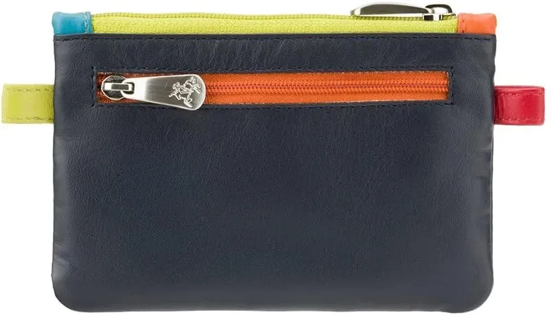 CP2 Cora Multi Colored Coin Purse Mini Wallet (Navy Multi)