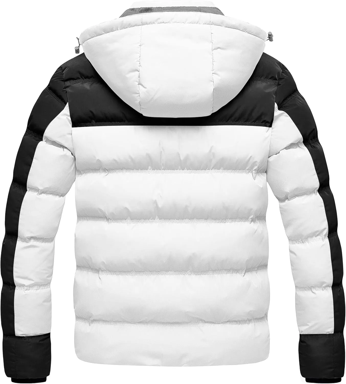 CREATMO US Men's Puffer Jacket Waterproof Winter Parka jacket Warm Thicken Ski Coat