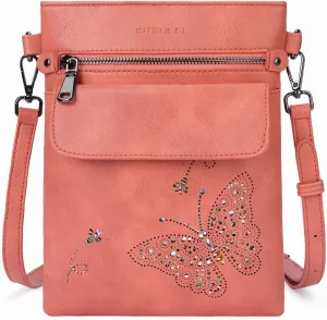 Crossbody Bag for women, Vegan Leathe Cross body Purse with Adjustable Strap, Multi Pocket Shoulder Handbag