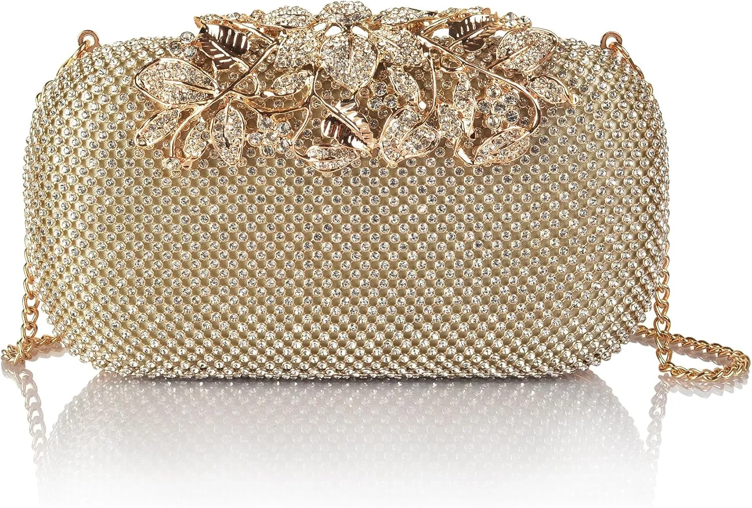 Crystal Evening Bag Rhinestone Bride and Bridesmaid Wedding Prom Party Formal Clutch Purses for Women Evening