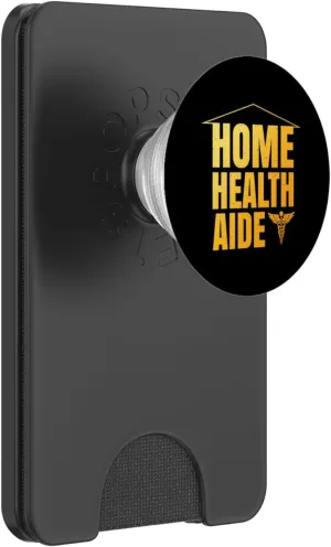 Cute Home Health Aide Design For Men Women Health Nurse HHA PopSockets PopWallet for MagSafe