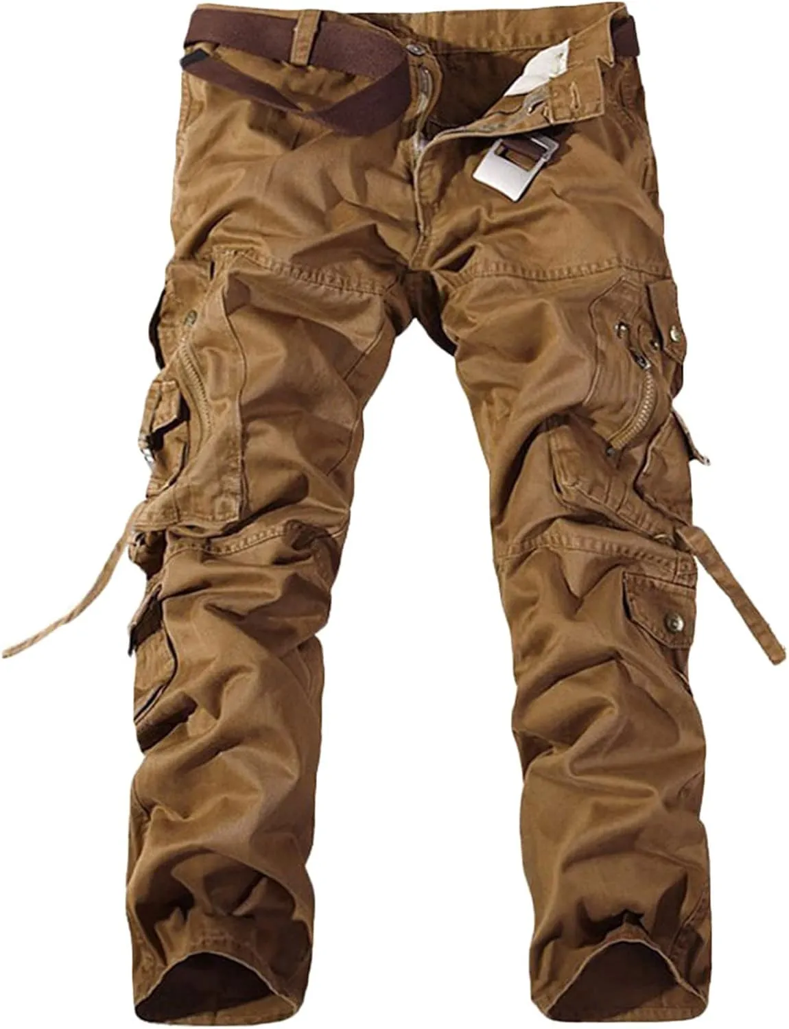 Dademeo Tactical Cargo Pants for Men Stretch Relaxed Fit Outdoor Work Pants Military Ripstop Casual Combat Assault Trousers