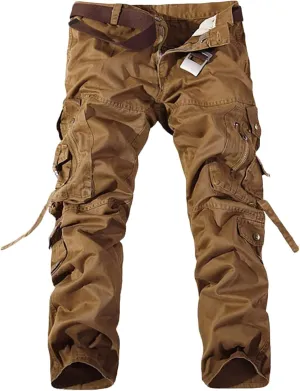 Dademeo Tactical Cargo Pants for Men Stretch Relaxed Fit Outdoor Work Pants Military Ripstop Casual Combat Assault Trousers