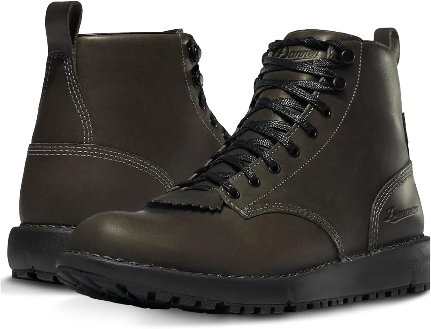 Danner Logger 917 6" Waterproof Hiking Boots for Men - Full-Grain Leather with Breathable Gore-Tex, Vibram SPE Midsole, and 917 Traction Outsole
