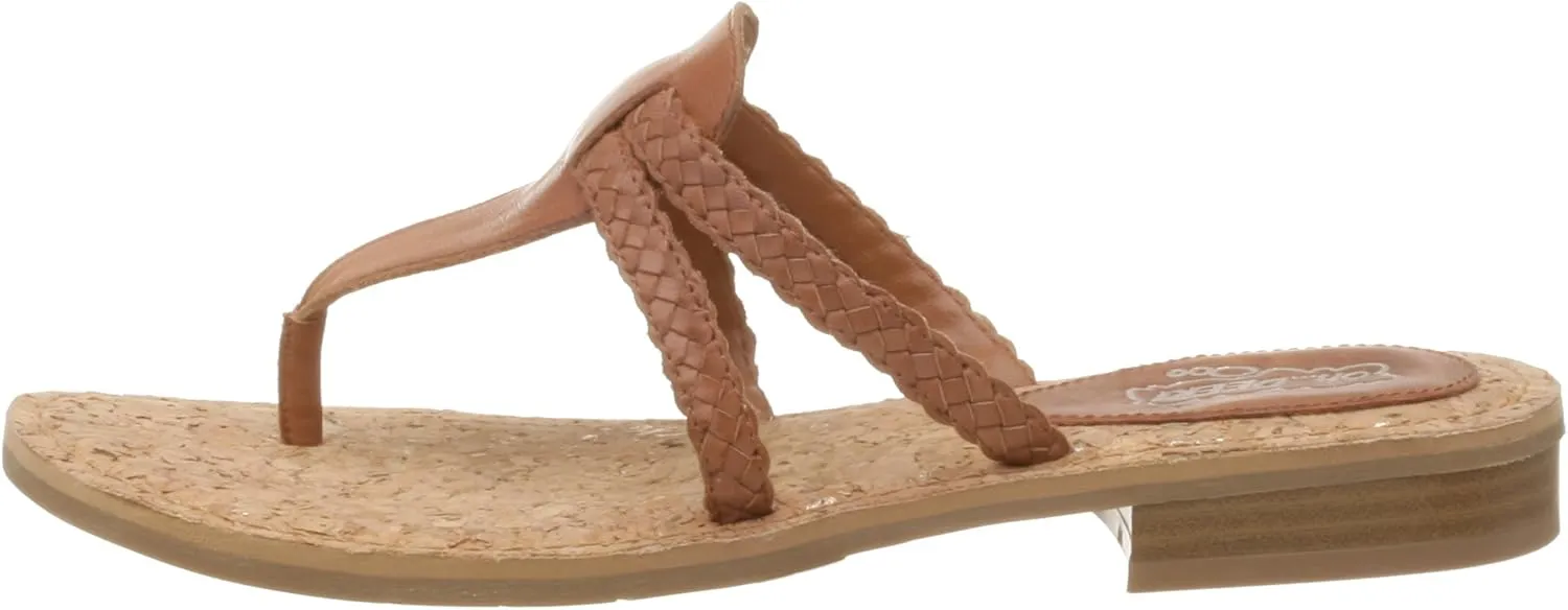 Deer Stags Women's Goddess Flat Thong Sandal
