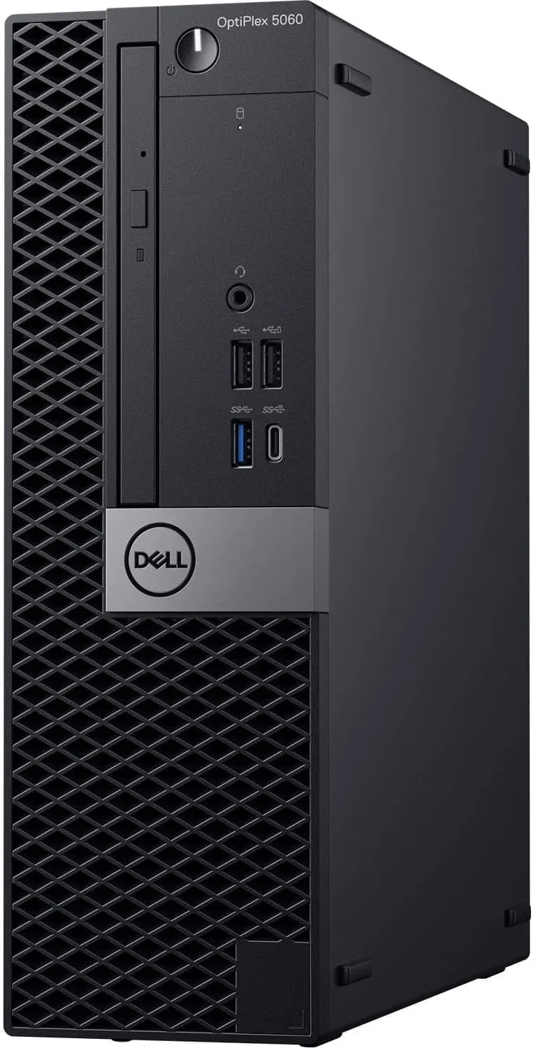 Dell Optiplex 5060 Desktop Computer | Hexa Core Intel i5 (3.2) 8GB DDR4 RAM 1TB SSD Solid State Windows 11 Professional Home or Office PC, Black (Renewed)