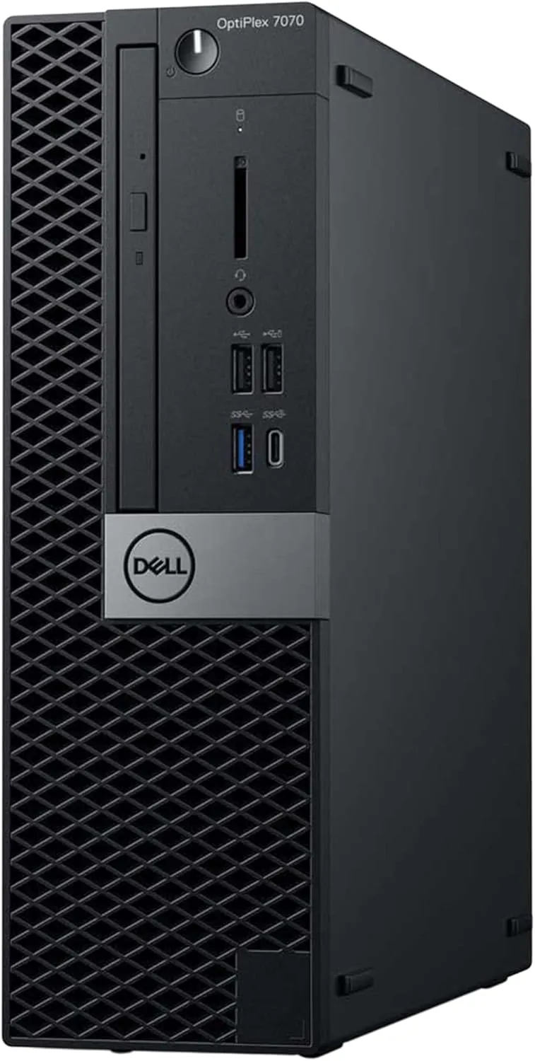 Dell Optiplex 7070 Desktop Computer | Hexa Core Intel i5 (3.2) | 32GB DDR4 RAM | 1TB SSD Solid State | Windows 11 Professional | Home or Office PC (Renewed), Black