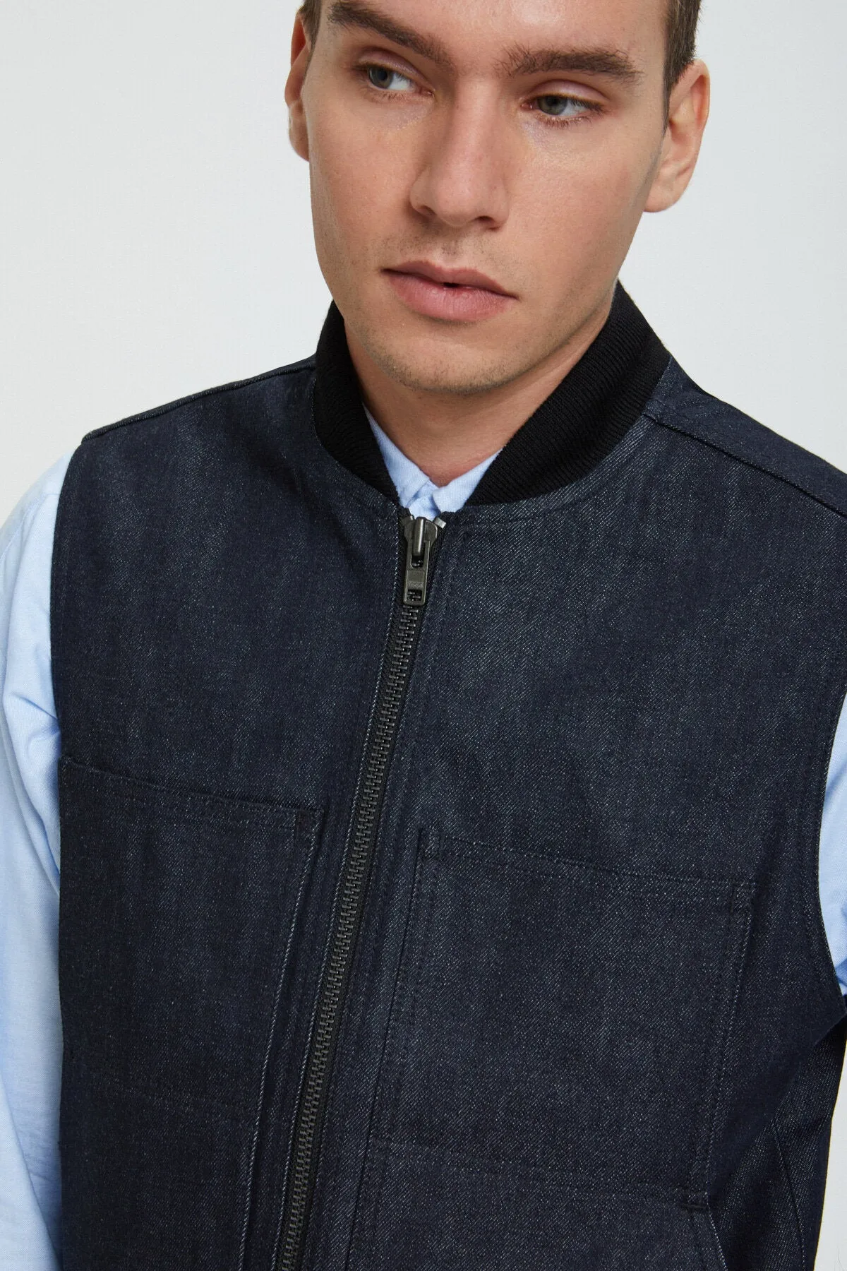 DENIM INSULATED WORK VEST