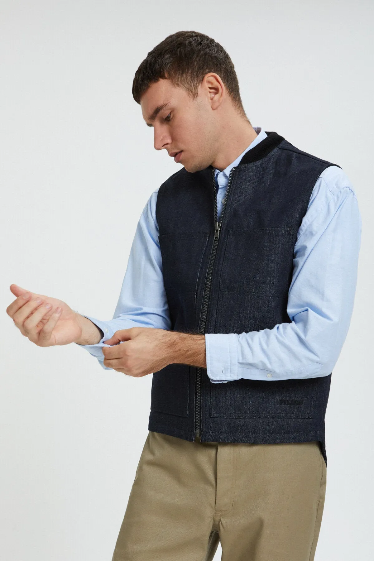 DENIM INSULATED WORK VEST