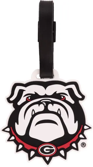 Desert Cactus University of Georgia Luggage Tag Bulldogs UGA Dawgs Tags Bag (PVC Luggage Tag - Design B)