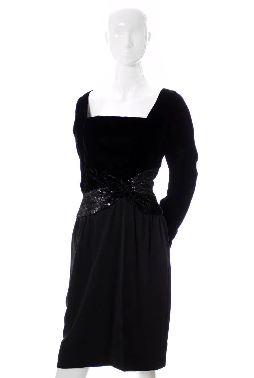 Designer Bob Mackie Black Vintage Dress