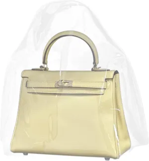 DGAZ Clear Dust Bags for Luxury Handbags,Waterproof Purse Storage Bag,Lightweight Handbag Protector(Large)