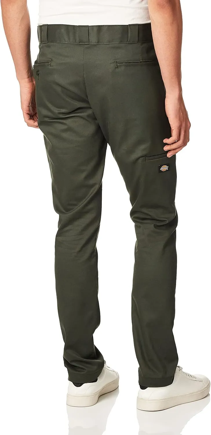 Dickies Men's Skinny-Straight Double Knee Work Pant
