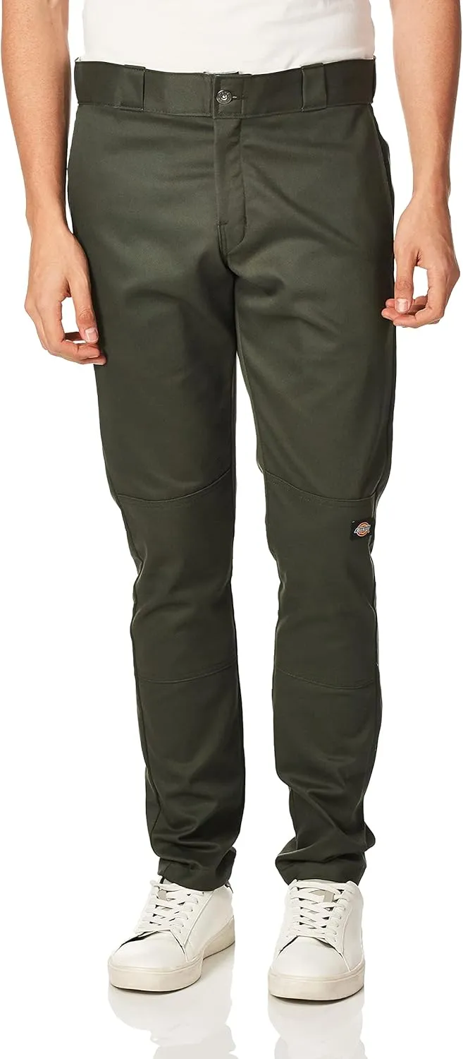 Dickies Men's Skinny-Straight Double Knee Work Pant