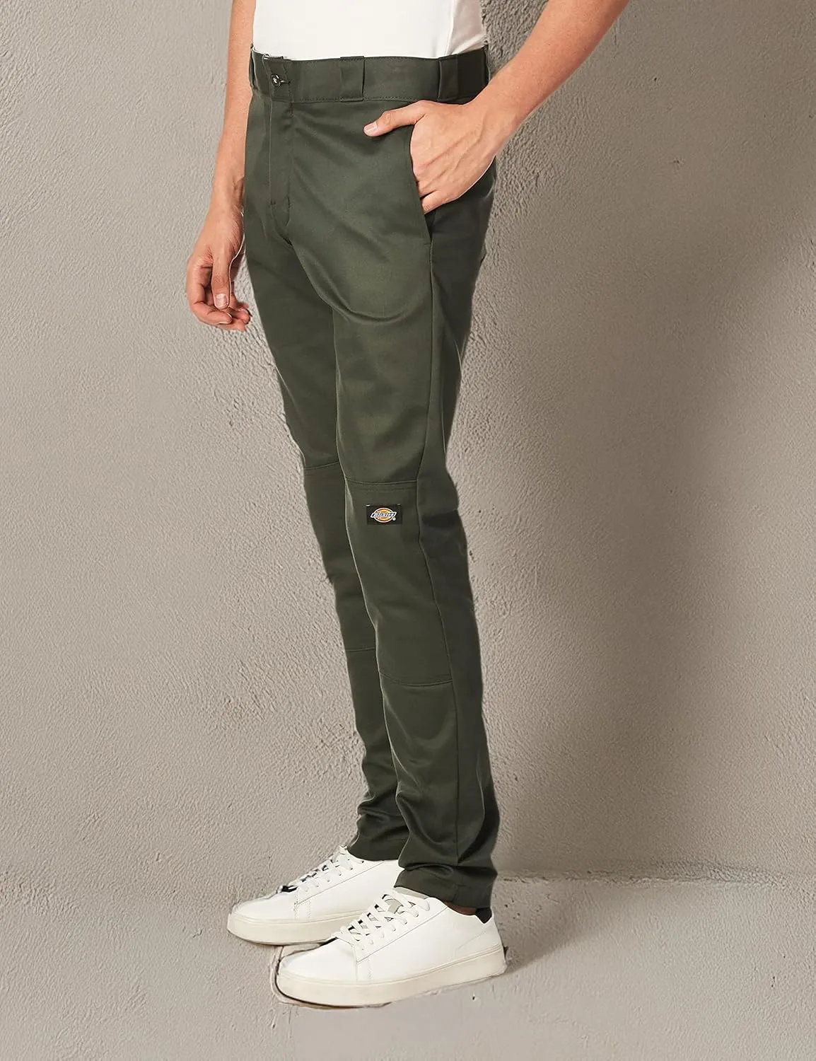 Dickies Men's Skinny-Straight Double Knee Work Pant