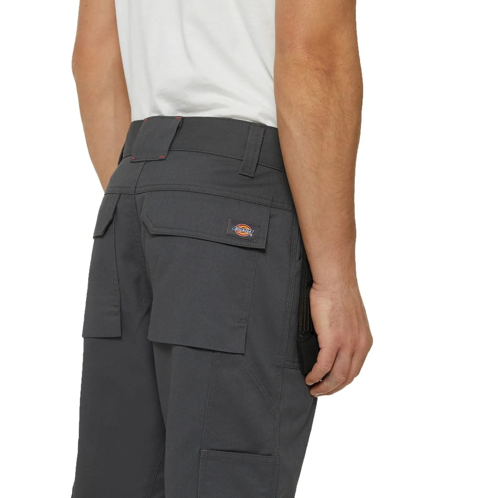 Dickies Multi Pocket Utility Polyester Men's Grey Work Trousers