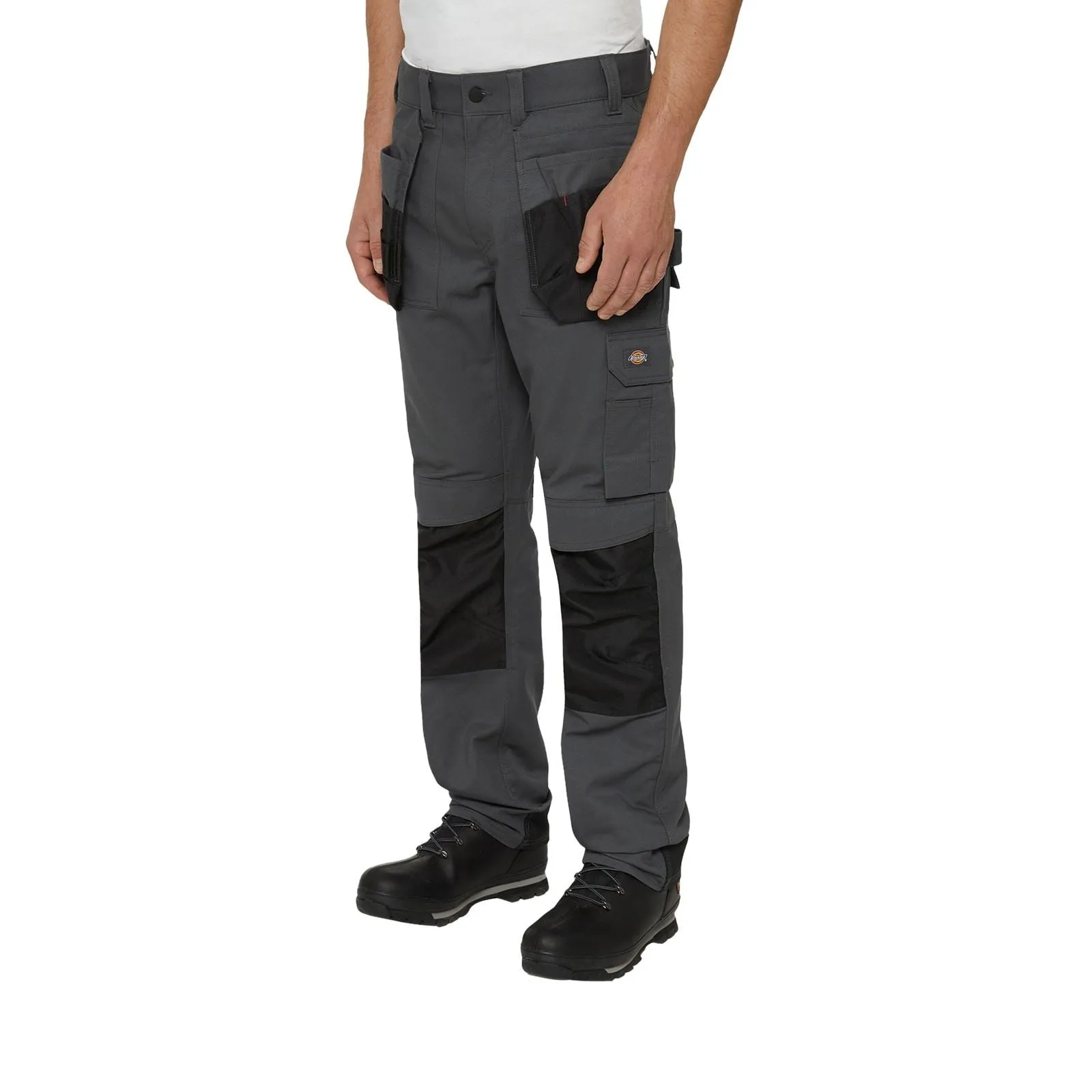 Dickies Multi Pocket Utility Polyester Men's Grey Work Trousers