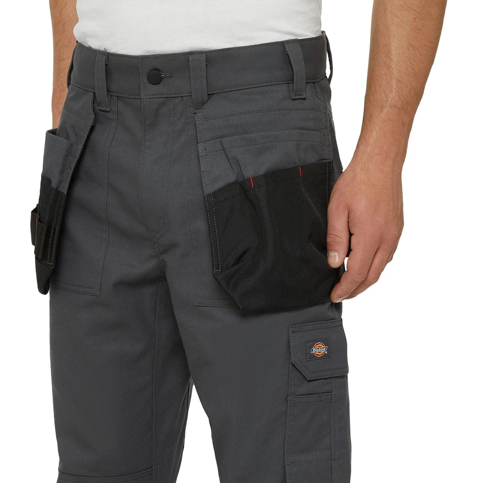Dickies Multi Pocket Utility Polyester Men's Grey Work Trousers