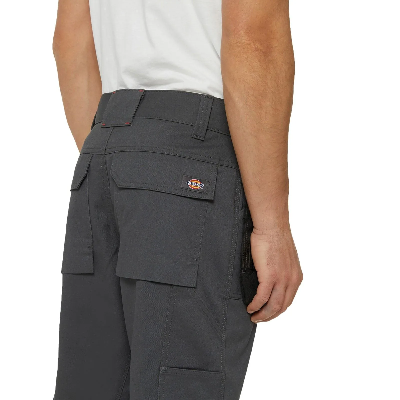 Dickies Multi Pocket Utility Polyester Men's Grey Work Trousers
