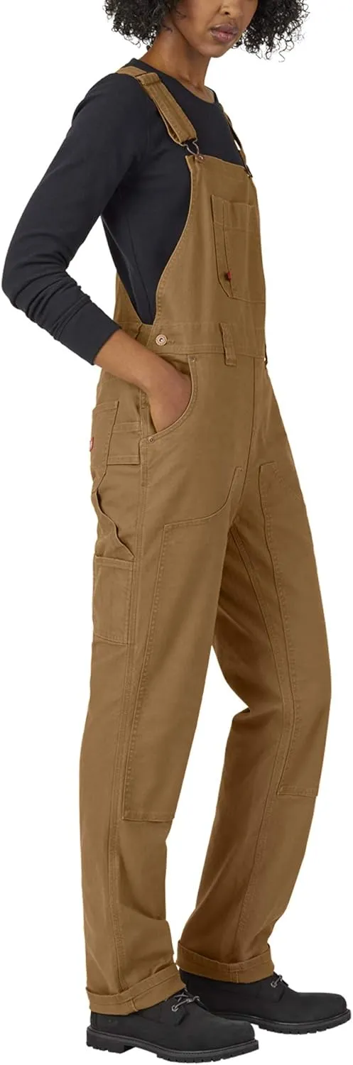 Dickies womens Denim Double Front Bib Overalls