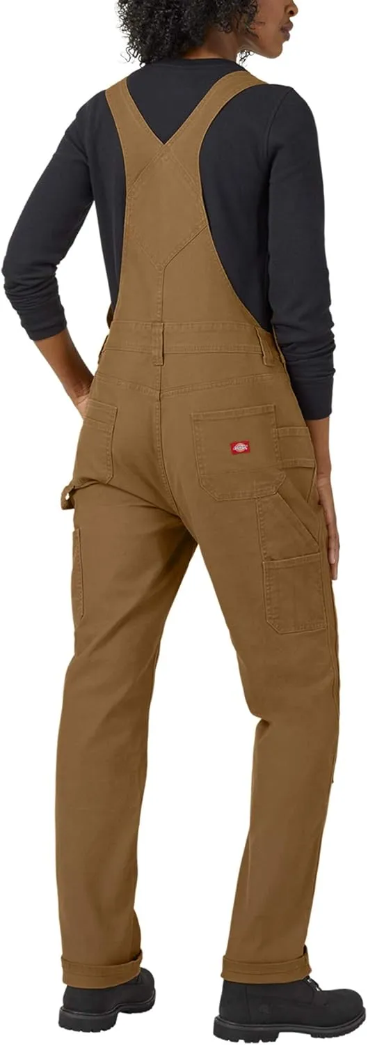 Dickies womens Denim Double Front Bib Overalls