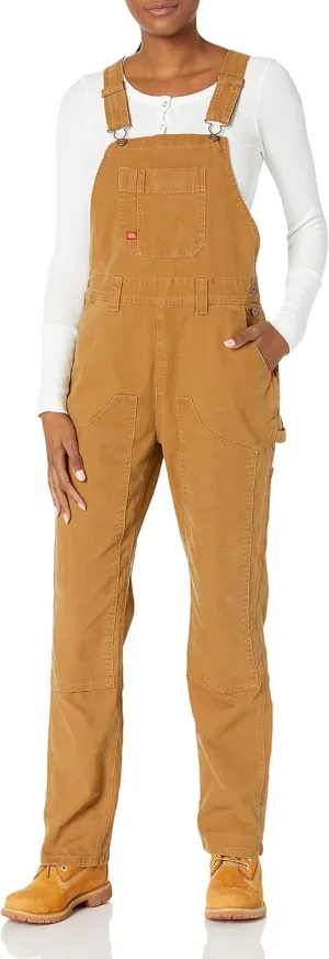 Dickies womens Denim Double Front Bib Overalls