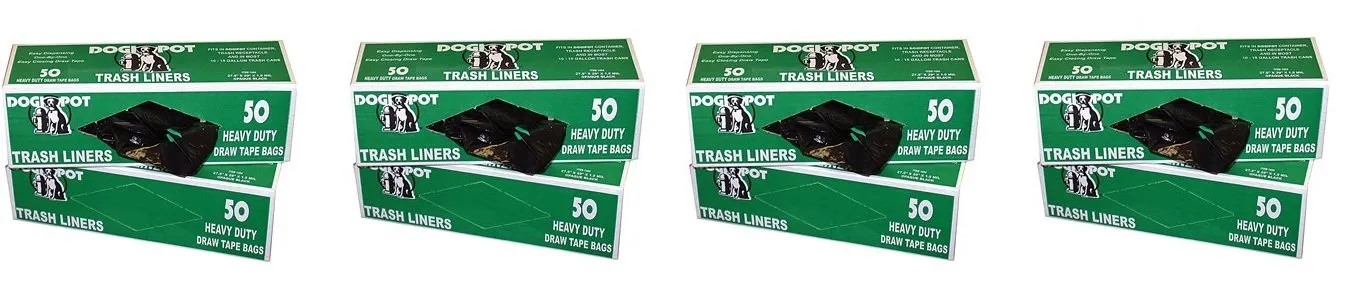 Dogipot Trash Liner Bags (4 X Pack of 50)