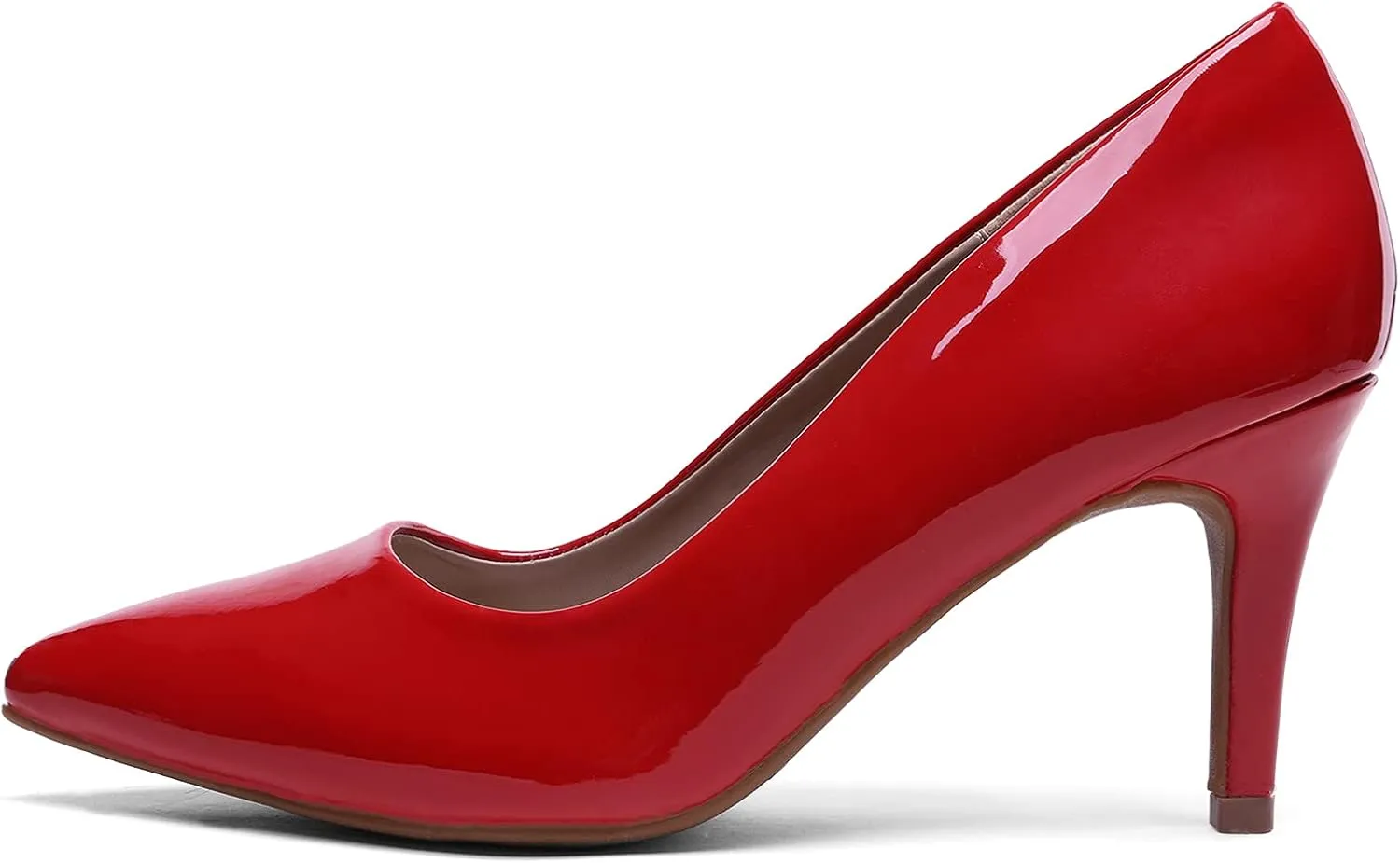 DREAM PAIRS Women's High Stiletto Heels Closed Pointed Toe Dress Pumps Shoes for Wedding Work Office Business, 3 Inches