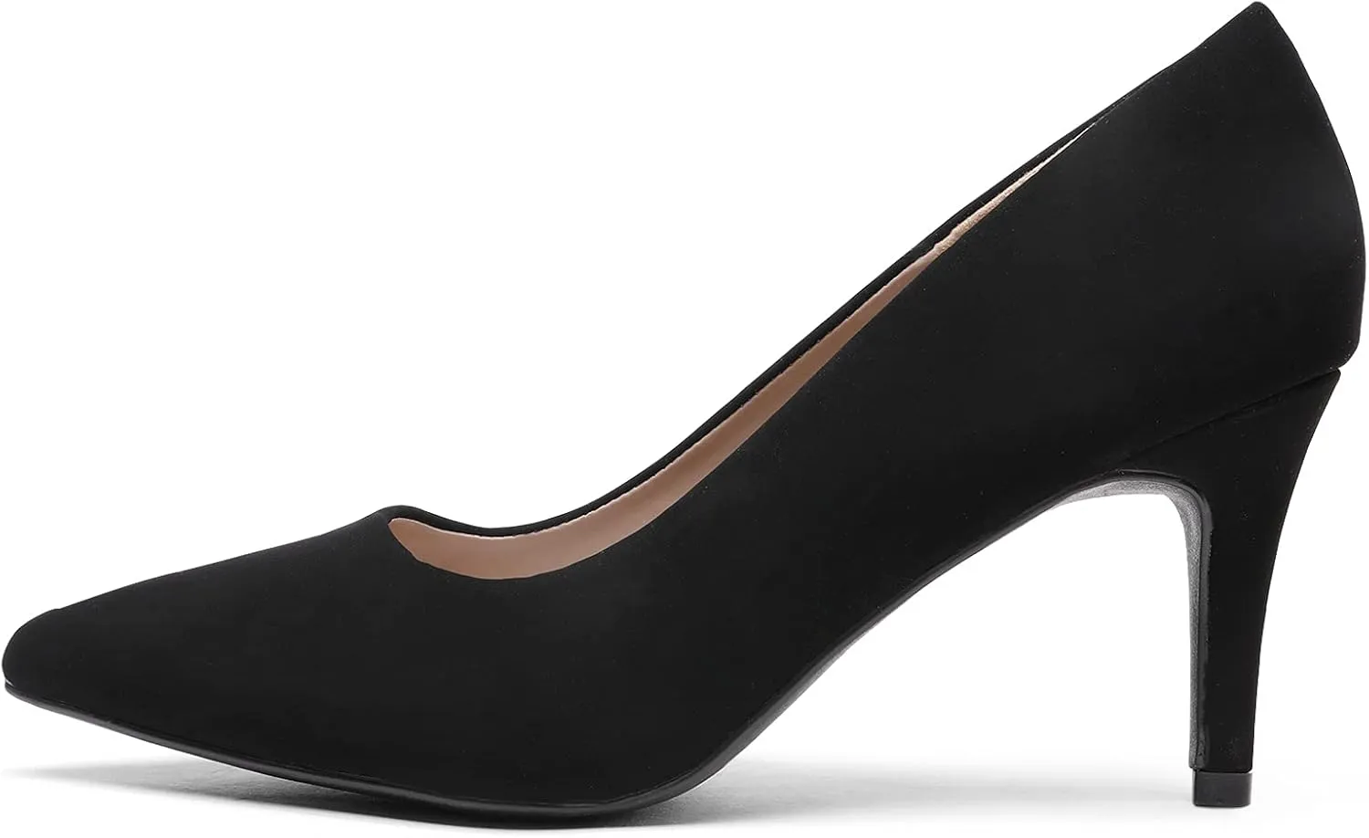 DREAM PAIRS Women's High Stiletto Heels Closed Pointed Toe Dress Pumps Shoes for Wedding Work Office Business, 3 Inches