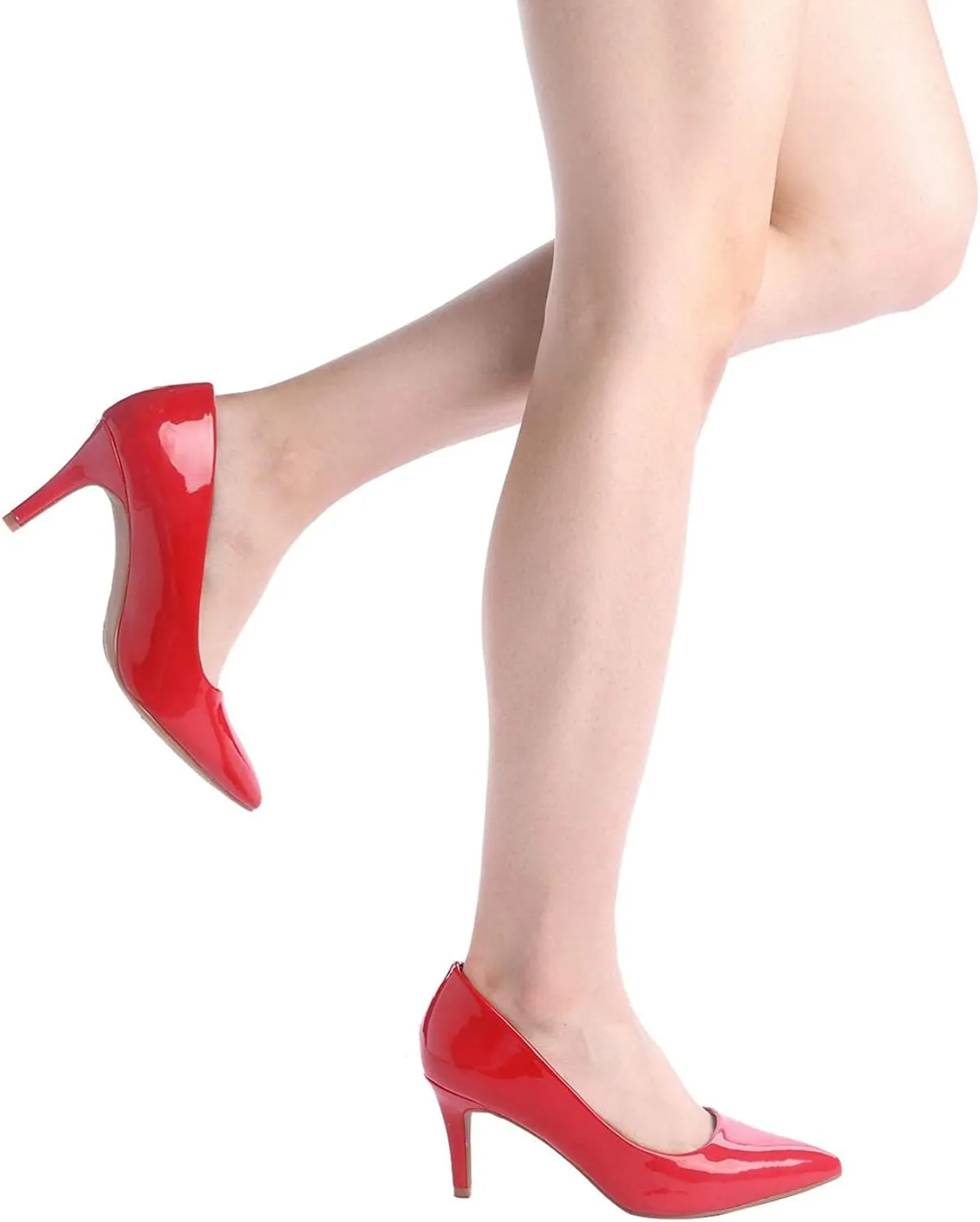 DREAM PAIRS Women's High Stiletto Heels Closed Pointed Toe Dress Pumps Shoes for Wedding Work Office Business, 3 Inches